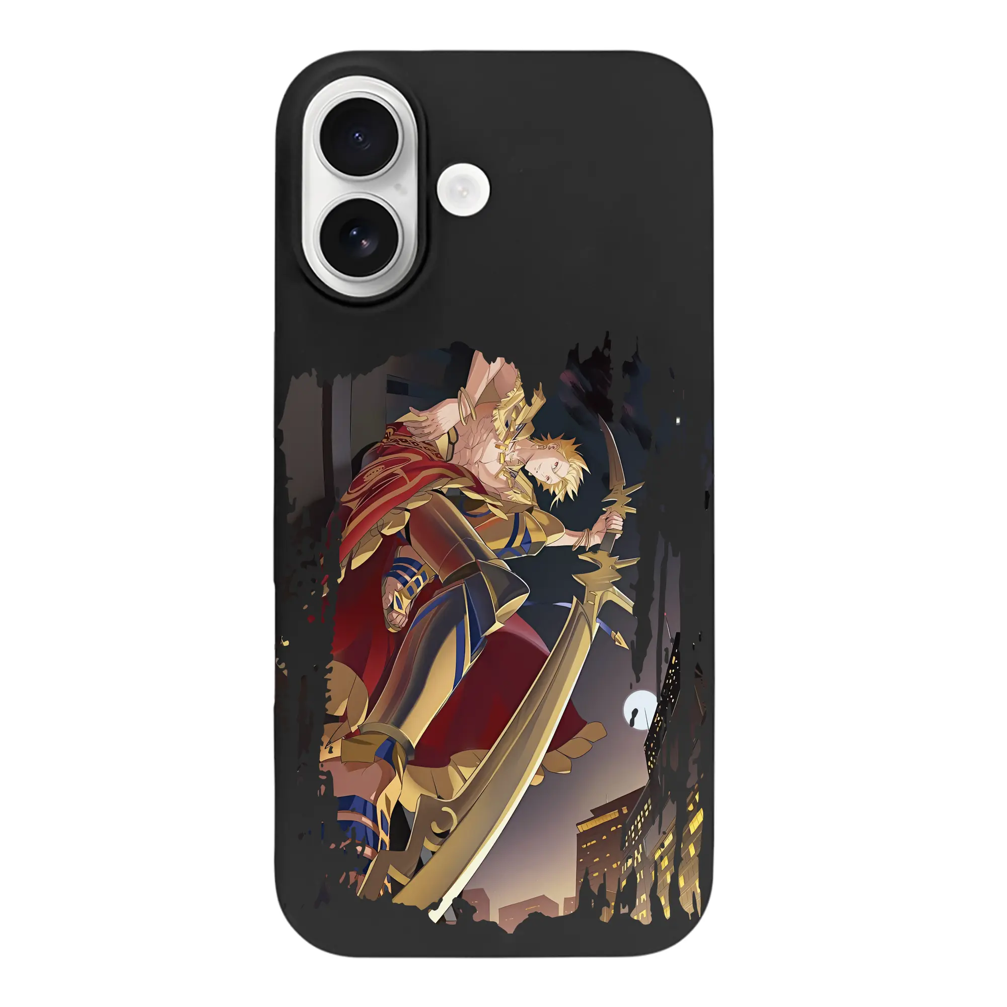 FGO グッズ,ギルガメッシュ - iPhone 17 シリーズ シリコンケース 薄型 耐衝撃 指紋防止 ソフトタッチカバー 精密フィット 傷防止 保護ケース iPhone 17/17 Air/17 Pro/17 Pro Max 対応